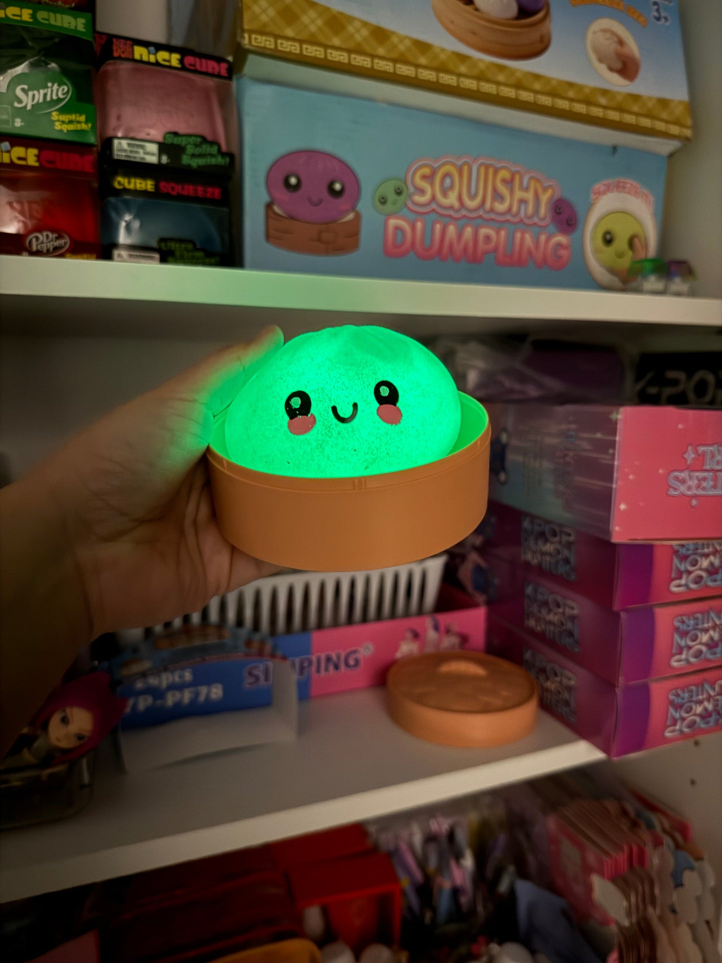 Glow in the dark dumpling
