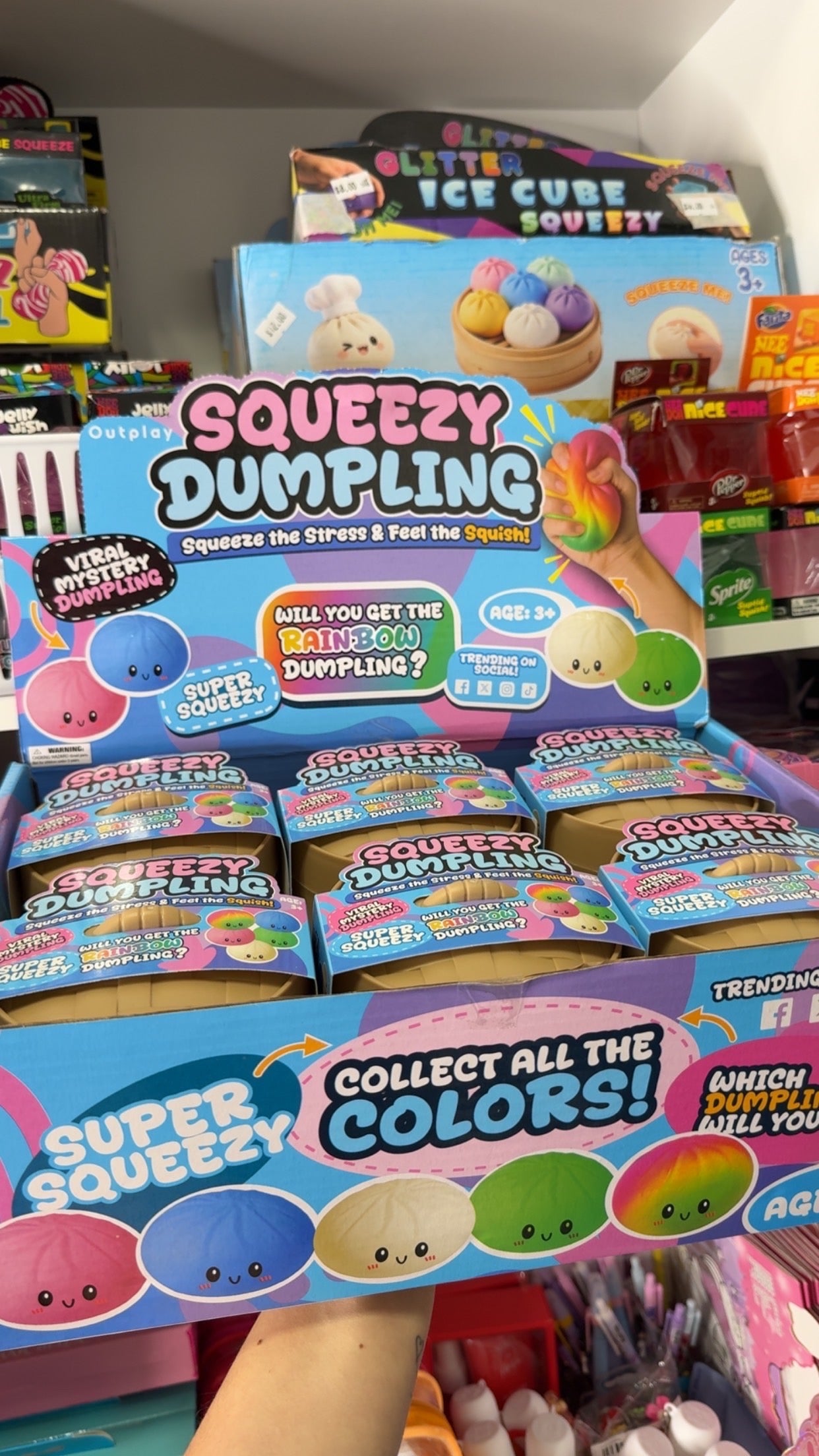 Glitter mystery dumplings
