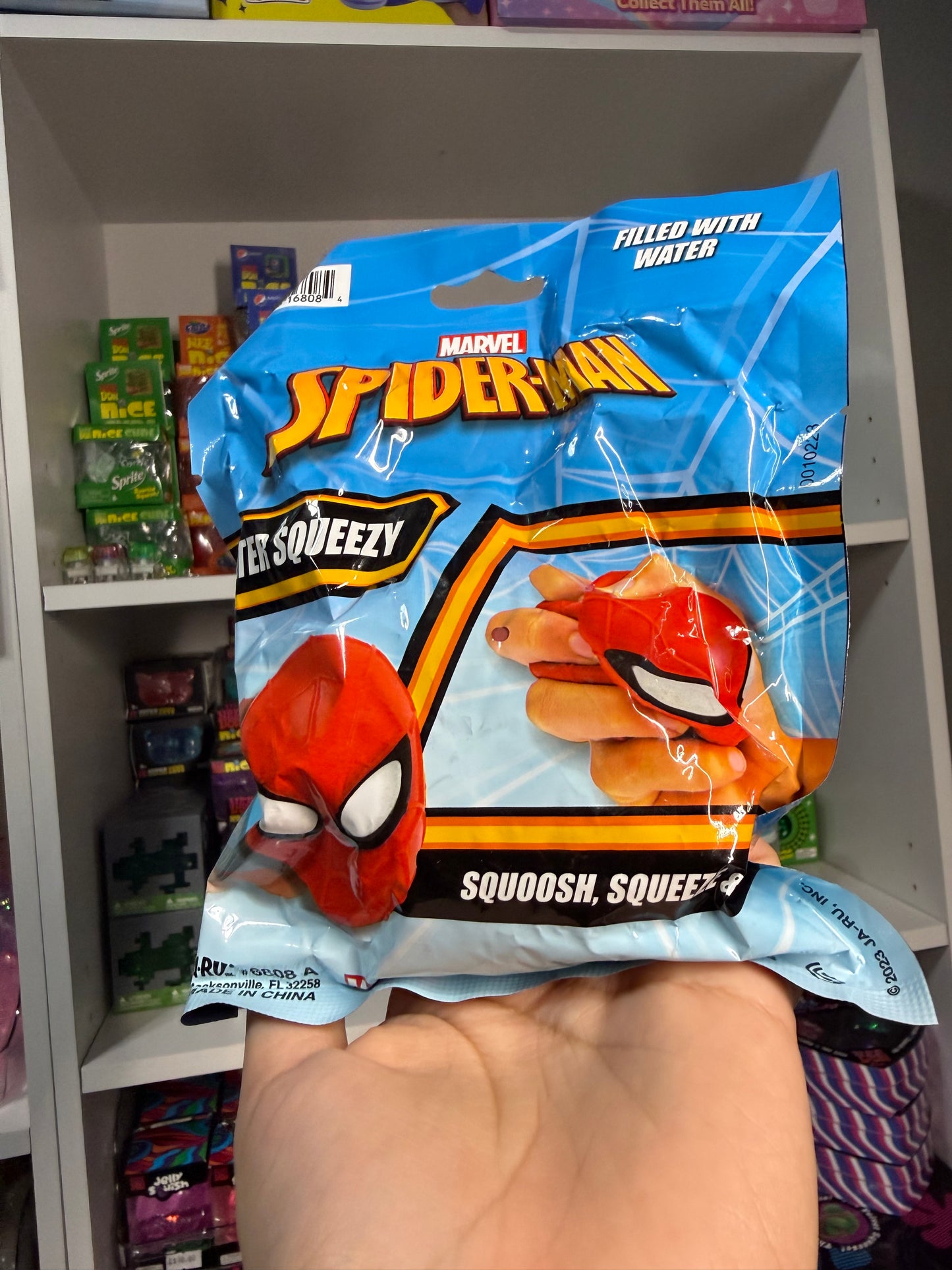 Spider man squishy